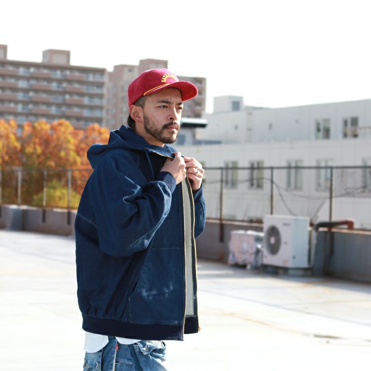 NATAL DESIGN DENIM SWEAT PARKA B.I.G | Brownfloor clothing