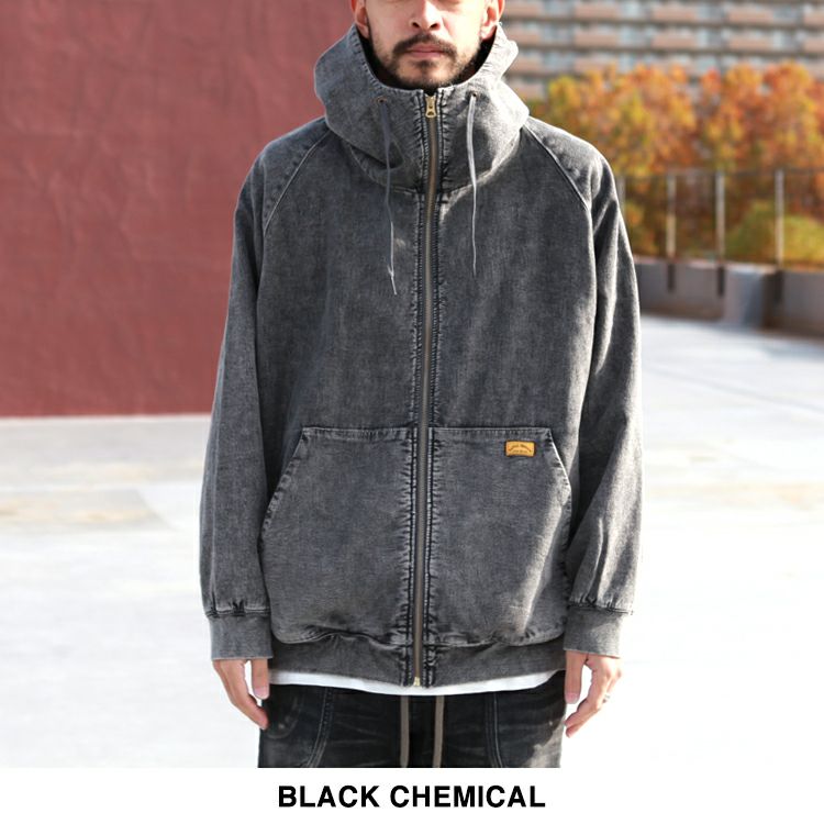 NATAL DESIGN DENIM SWEAT PARKA B.I.G | Brownfloor clothing