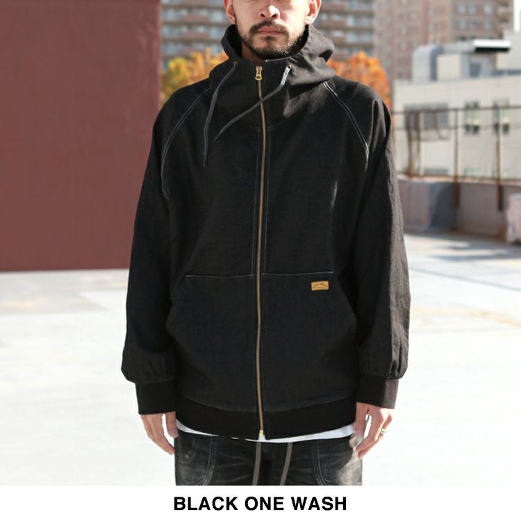NATAL DESIGN DENIM SWEAT PARKA B.I.G | Brownfloor clothing