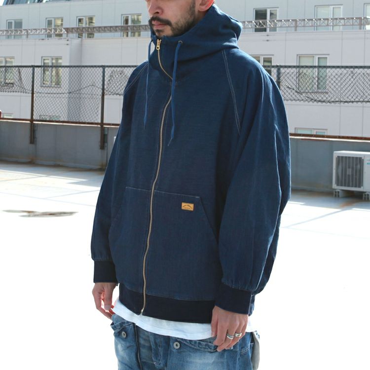 NATAL DESIGN DENIM SWEAT PARKA B.I.G | Brownfloor clothing