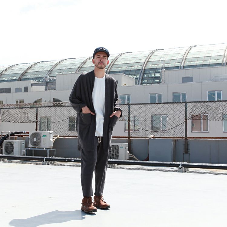 GOHEMP HAORIN JACKET / HEAVY JERSEY | Brownfloor clothing
