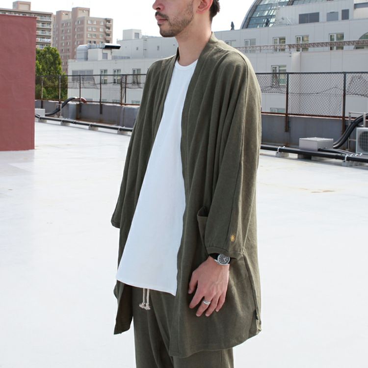 GOHEMP HAORIN JACKET / HEAVY JERSEY | Brownfloor clothing