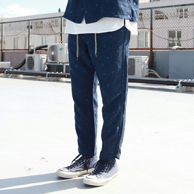 GOHEMP HARVESTER PANTS / GOMA ART JACQUARD | Brownfloor clothing