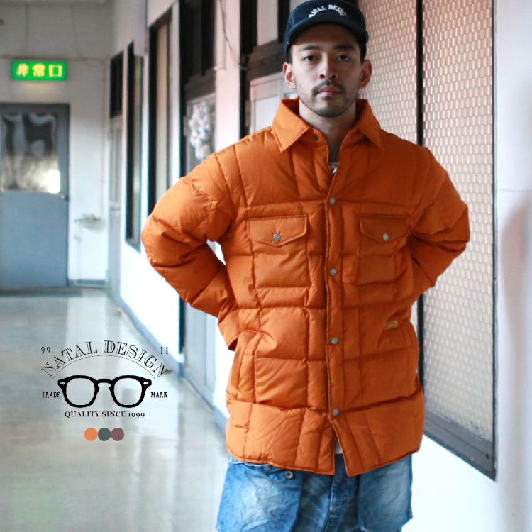 NATAL DESIGN NANGA QUILTED DOWN SHIRTS JACKET | Brownfloor clothing