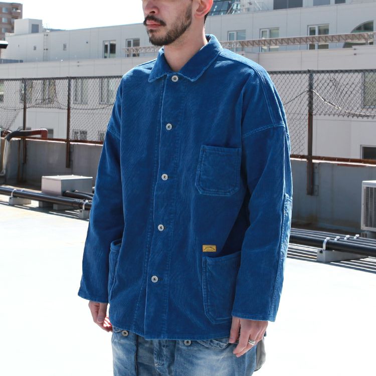 NATAL DESIGN BRIAN JACKET INDIGO CORD BIG | Brownfloor clothing