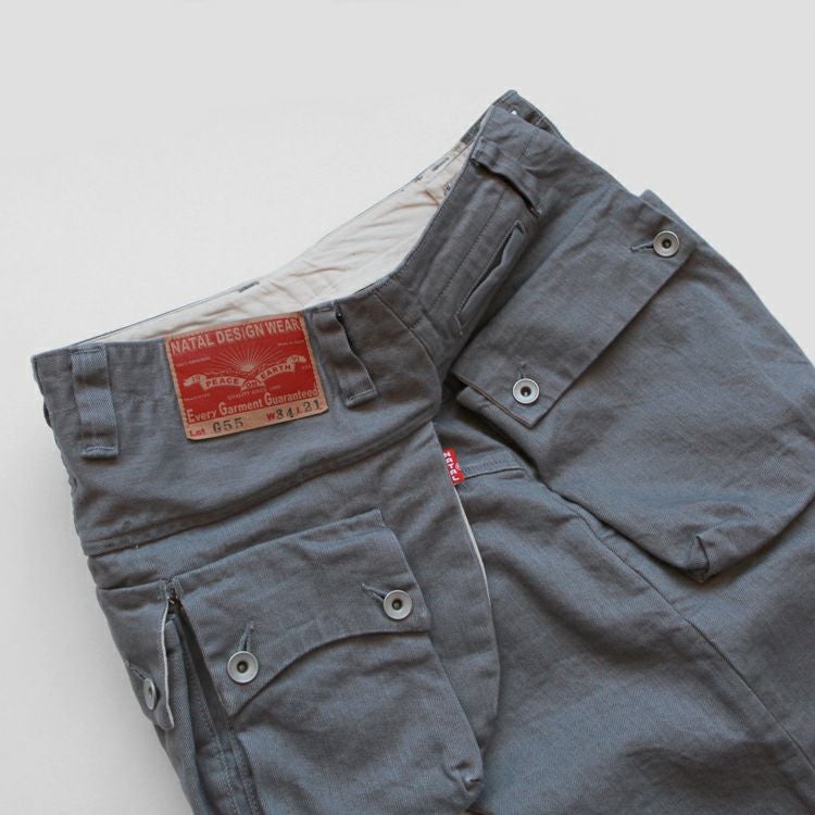 NATAL DESIGN G55 Sarouel Flap Denim Pants -GRAY- | Brownfloor clothing