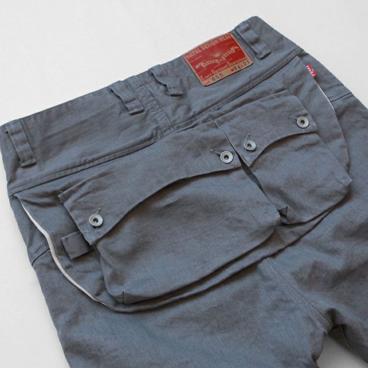 NATAL DESIGN G55 Sarouel Flap Denim Pants -GRAY- | Brownfloor clothing NATAL DESIGN G55 Sarouel Flap Denim Pants -GRAY- | Brownfloor clothing