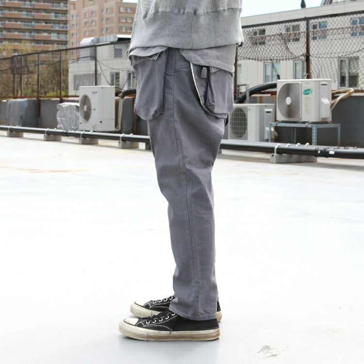 NATAL DESIGN G55 Sarouel Flap Denim Pants -GRAY- | Brownfloor clothing