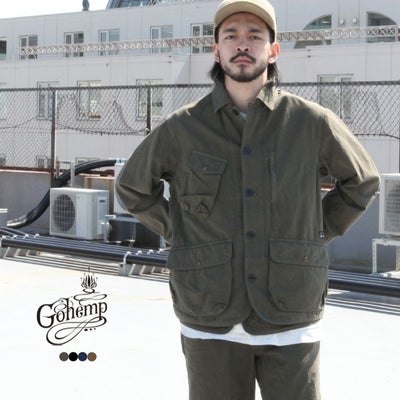 GOHEMP HEMP UTILITY JACKET / H/C WEATHER | Brownfloor clothing