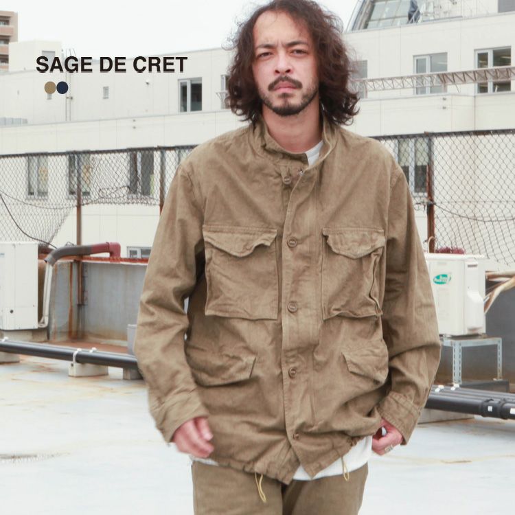 SAGE DE CRET C/Lヘビーツイル M65タイプジャケット | Brownfloor clothing