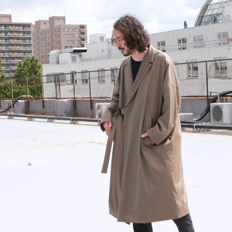 F/CE. WRAP COAT | Brownfloor clothing