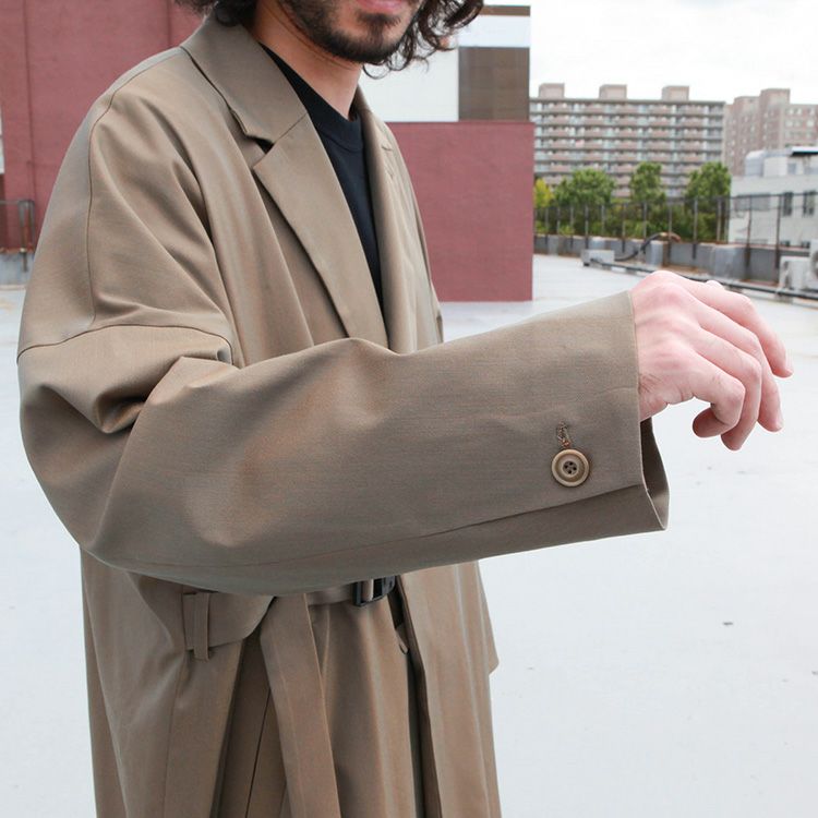 F/CE. WRAP COAT | Brownfloor clothing