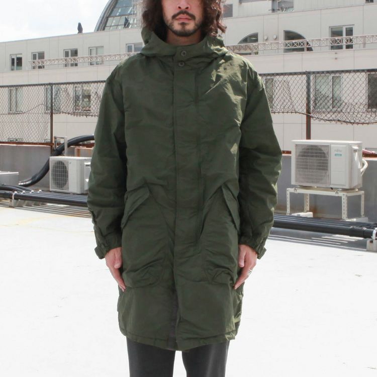 SAGE DE CRET ナイロン高密度タフタ フーデットコート | Brownfloor