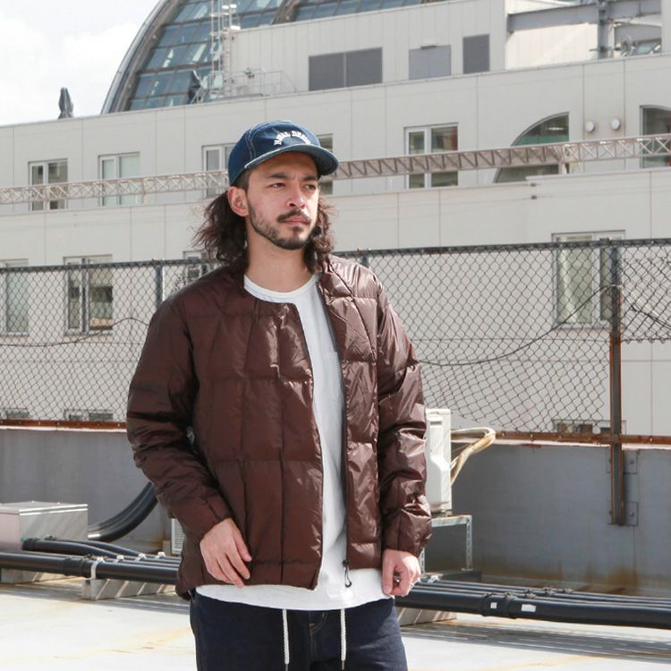 norbit Ventilation Side Slit Inner Down Jacket | Brownfloor clothing