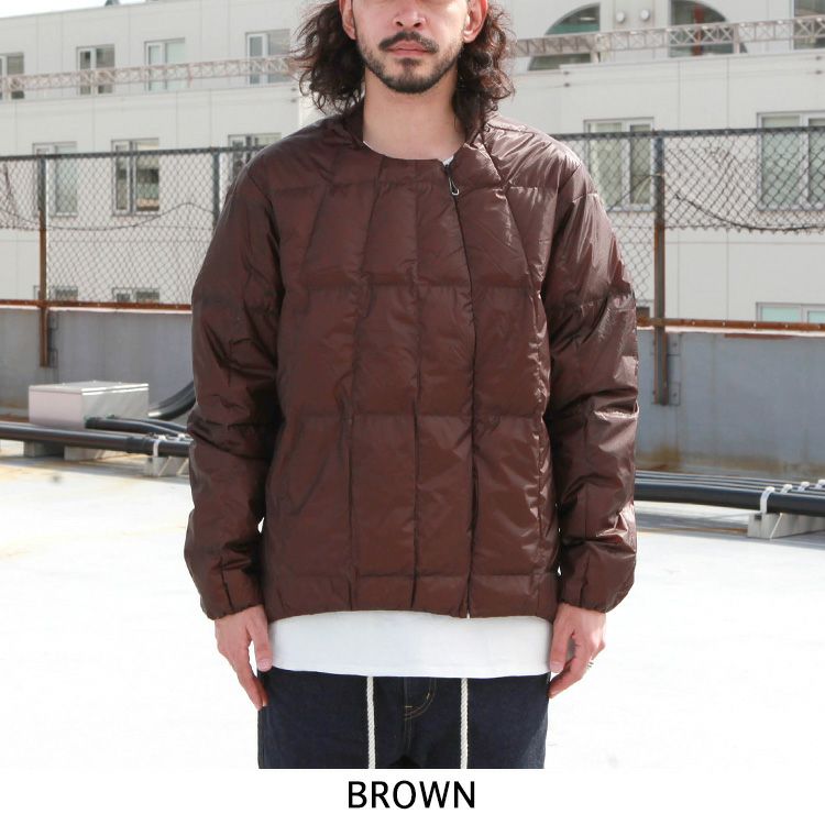 norbit Ventilation Side Slit Inner Down Jacket | Brownfloor clothing