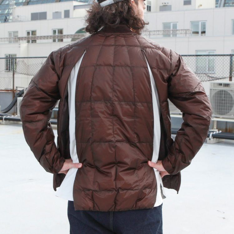 norbit Ventilation Side Slit Inner Down Jacket | Brownfloor clothing