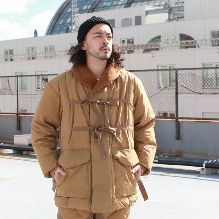 norbit Shawl Collar Boa Down Jacket | Brownfloor clothing