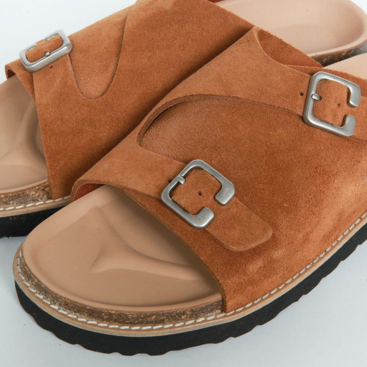 hobo ARTISAN SANDAL COW SUEDE | Brownfloor clothing