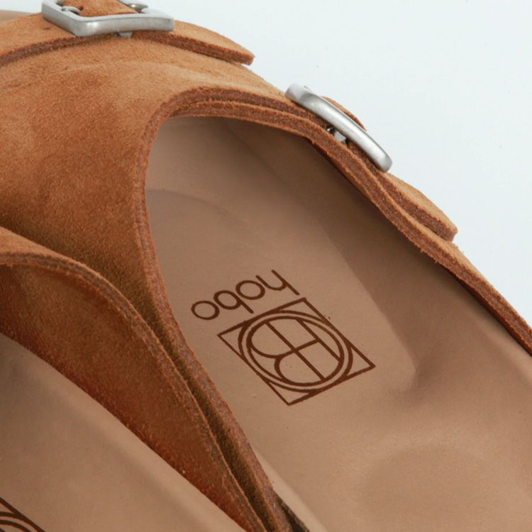 hobo ARTISAN SANDAL COW SUEDE | Brownfloor clothing