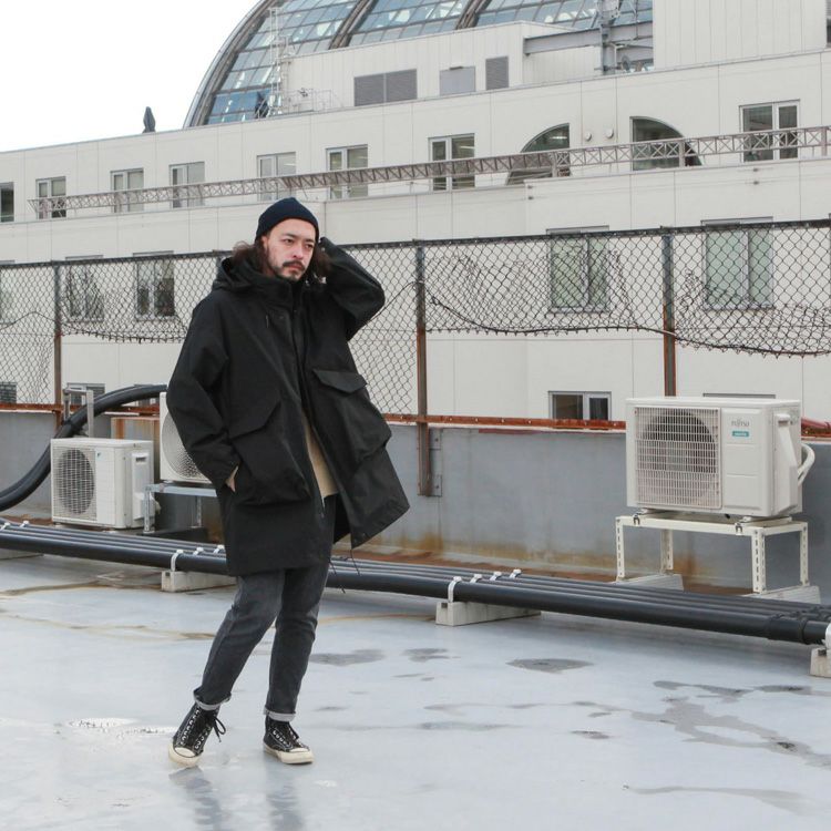 norbit Fishtail Wide Coat | Brownfloor clothing