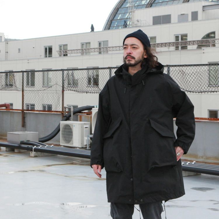 norbit Fishtail Wide Coat | Brownfloor clothing