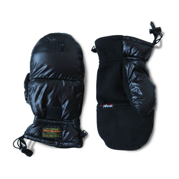 NANGA × NATAL DESIGN DOWN GLOVE ブラック NATAL DESIGN EDGE OUT DOWN GLOVE | Brownfloor clothing
