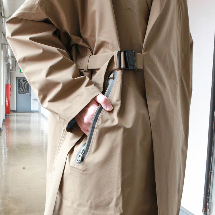F/CE. WATERPROOF WRAP COAT | Brownfloor clothing