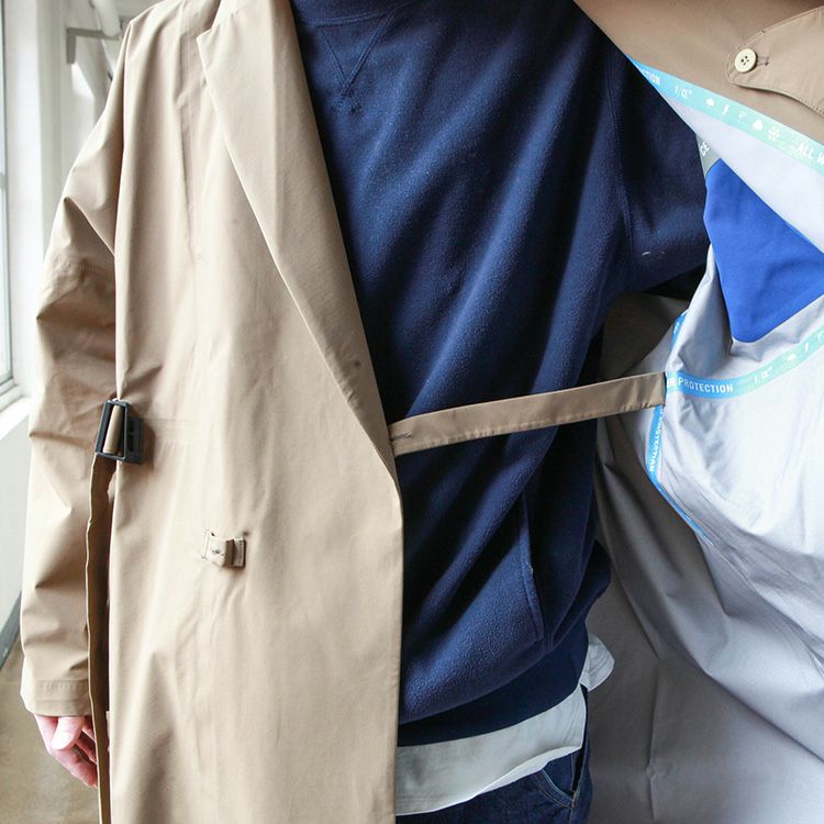 F/CE. WATERPROOF WRAP COAT | Brownfloor clothing