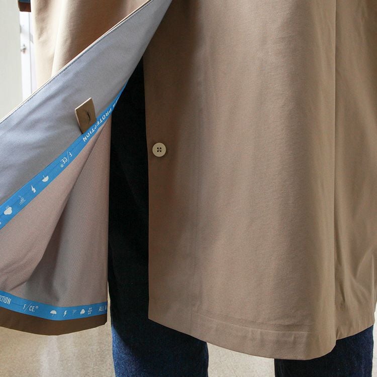 F/CE. WATERPROOF WRAP COAT | Brownfloor clothing