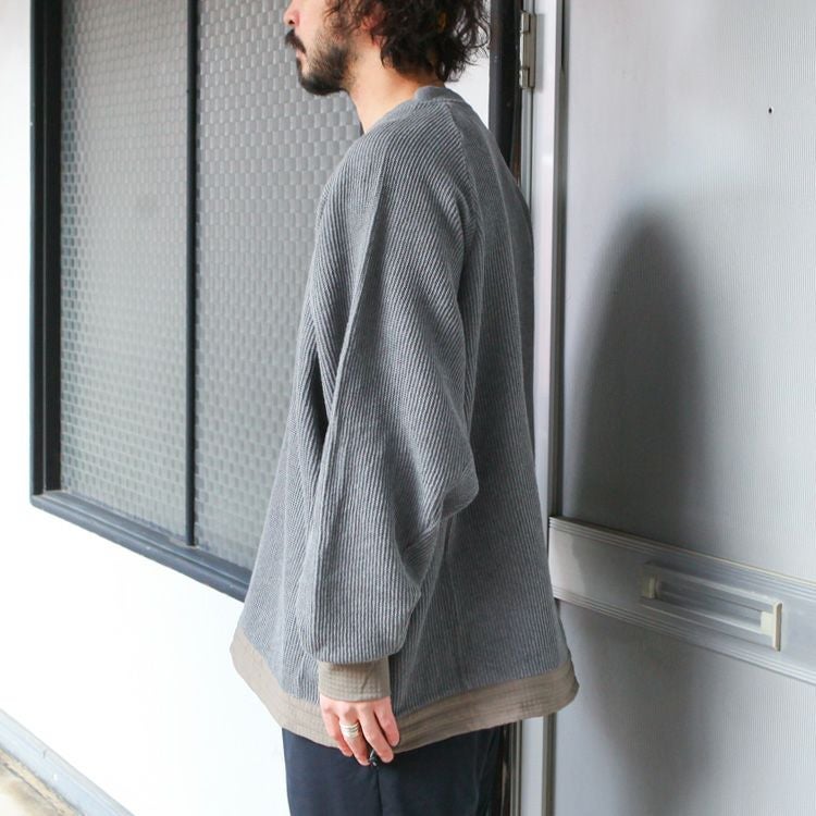 White Mountaineering RASCHEL RAGLAN OVER SIZED PULLOVER 2023SS