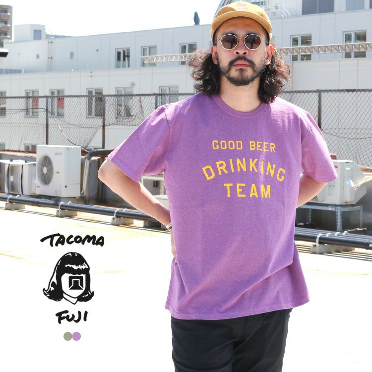 TACOMA FUJI RECORDS GOOD BEER DRINKING TEAM design by Shuntaro