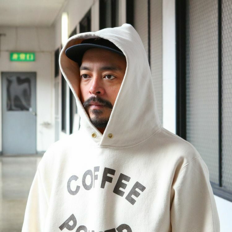 TACOMA FUJI RECORDS COFFEE POWER HOODIE designed by Yunosuke