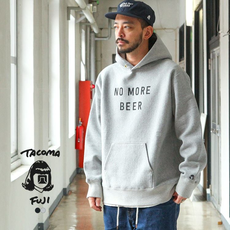TACOMA FUJI RECORDS NO MORE BEER HOODIE designed by Noriteru