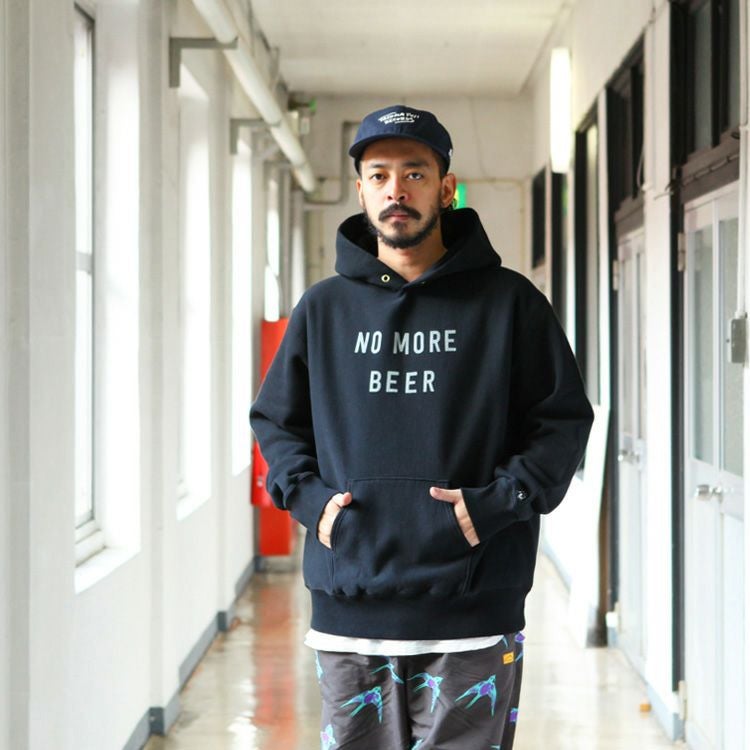 TACOMA FUJI RECORDS NO MORE BEER HOODIE designed by Noriteru