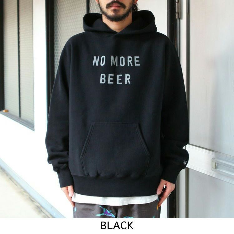 TACOMA FUJI RECORDS NO MORE BEER HOODIE designed by Noriteru