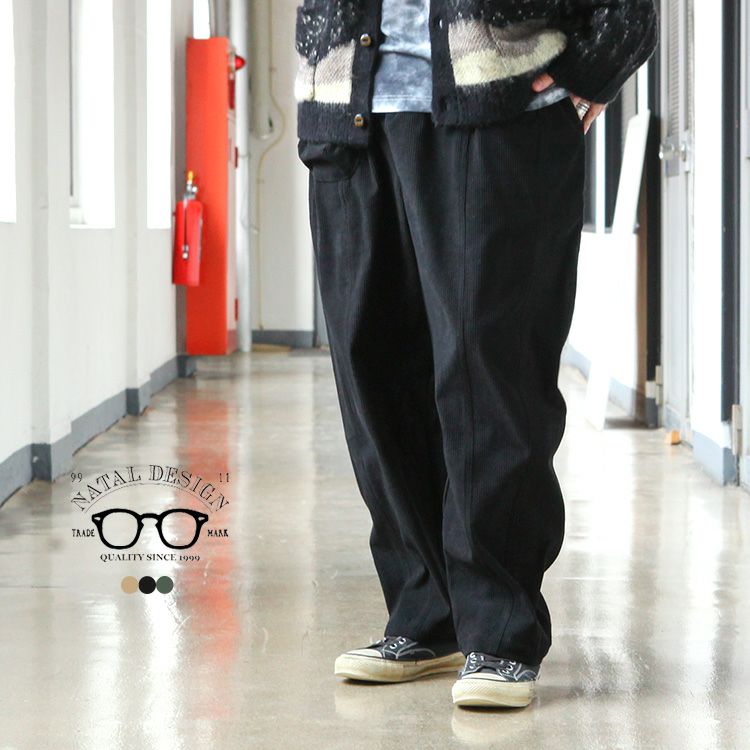 NATAL DESIGN HUNTER SQUARE PANTS WIDE 2024SS | Brownfloor clothing