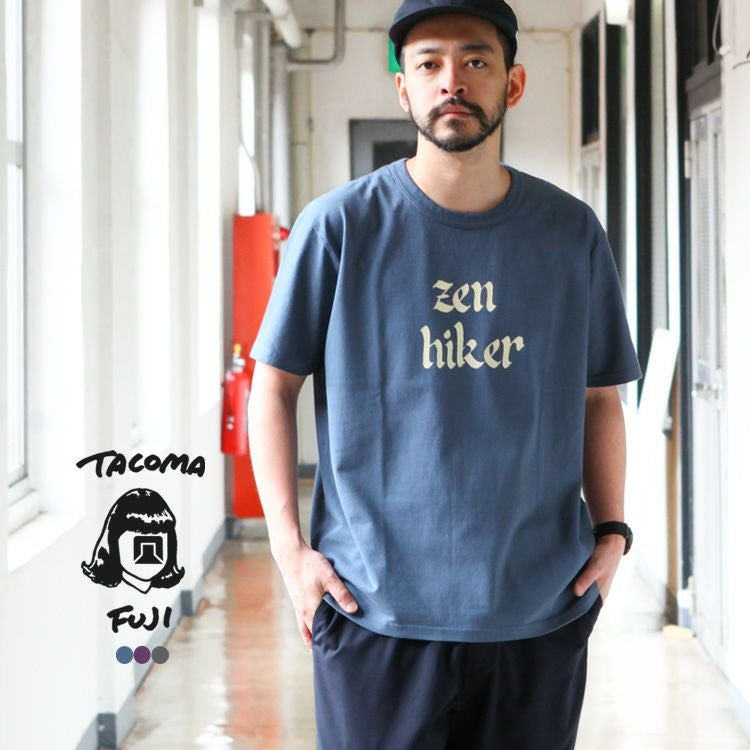 TACOMA FUJI RECORDS ZEN HIKER by FERNAND WANG-TEA Tee designed by