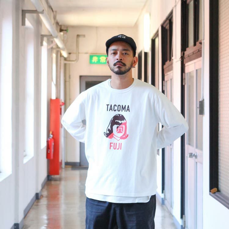 TACOMA FUJI RECORDS TACOMA FUJI HANDWRITING LOGO LS (DOUBLE TONE