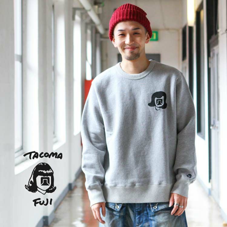 TACOMA FUJI RECORDS TACOMA FUJI LOGO (embroidery) SWEATSHIRT