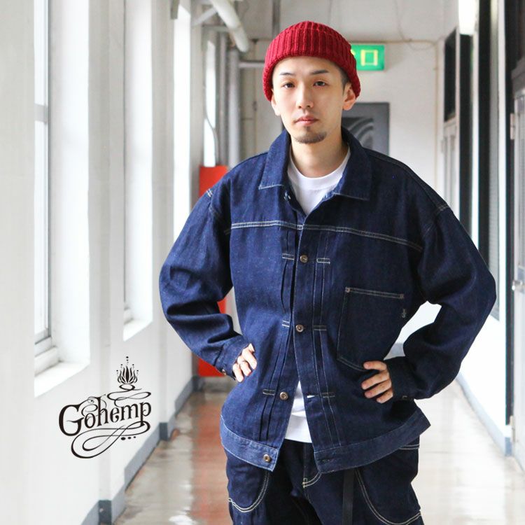 GOHEMP PLEATS G-JAN / 9oz HEMP COTTON DENIM 2025SS | Brownfloor