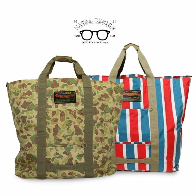 NATAL DESIGN KAMPING BIG TOTE BAG TYPE 2. 2025SS | Brownfloor clothing