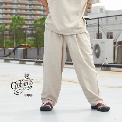 GOHEMP GREEN HILL PANTS / H/C BAMBOO 2025SS | Brownfloor clothing