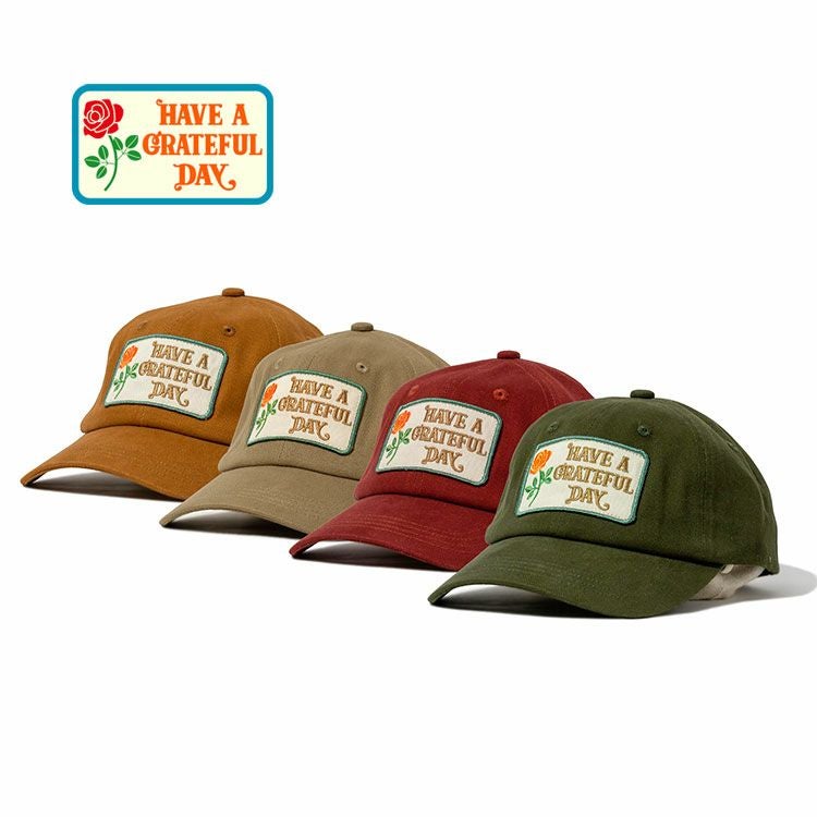 HAVE A GRATEFUL DAY 6 PANEL CAP 2025AW | Brownfloor clothing