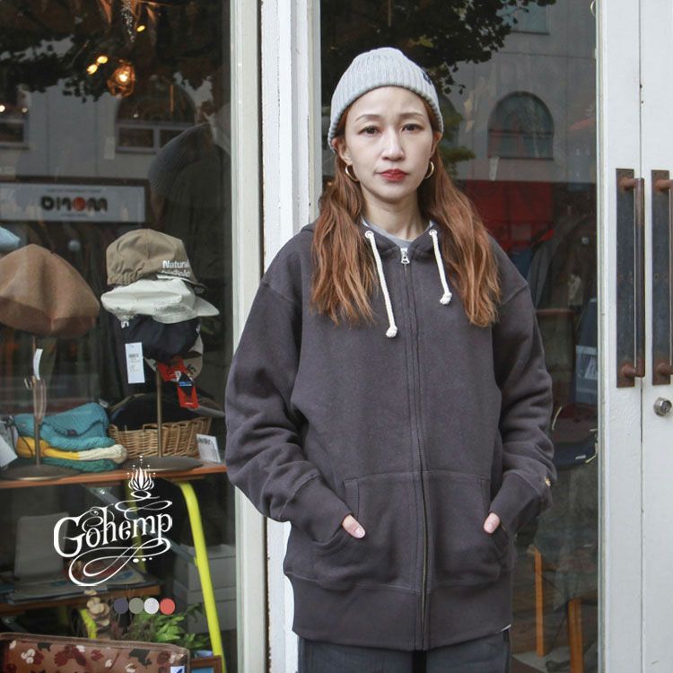 GOHEMP GOHEMP ゴーヘンプ HEMP ZIP UP HOODY 2025AW | Brownfloor GOHEMP GOHEMP ゴーヘンプ HEMP ZIP UP HOODY 2025AW | Brownfloor