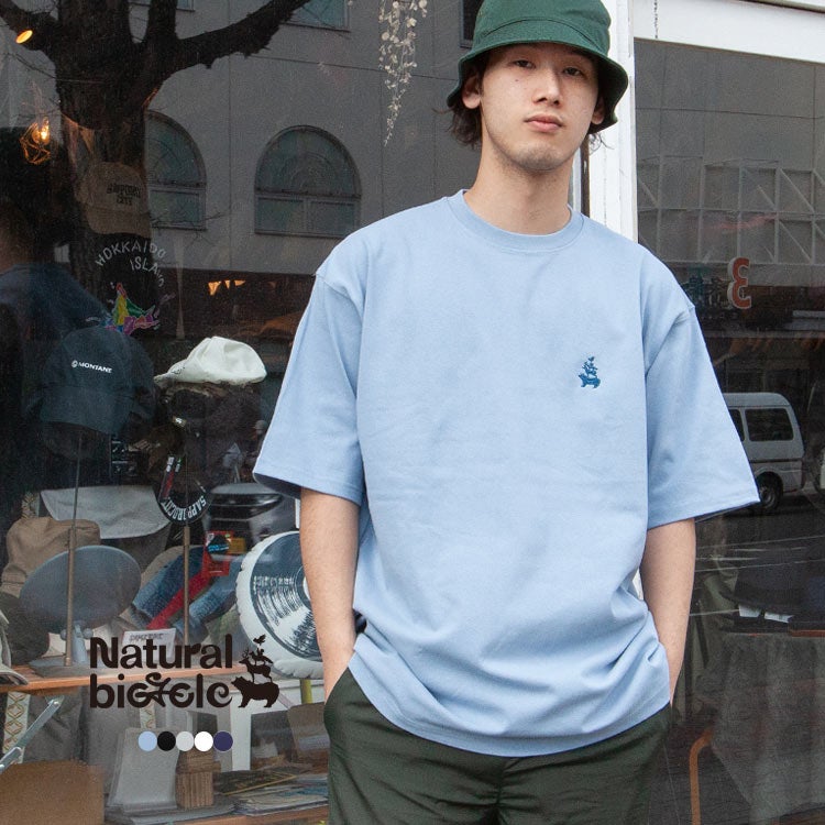 ナム Naturalbicycle EZO BAND Embroid Mugnum Big T 2026SS | Brownfloor