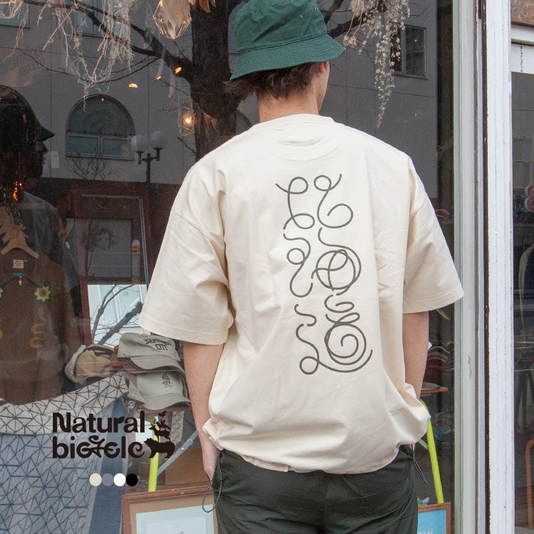 Naturalbicycle Hokkaido Line Relax fit T 2026SS | Brownfloor clothing